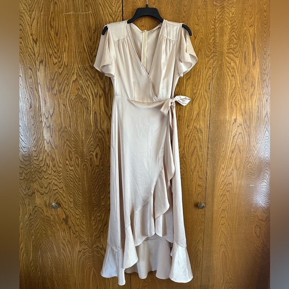 ALTAR’D STATE Champagne Dress - Picture 1 of 4